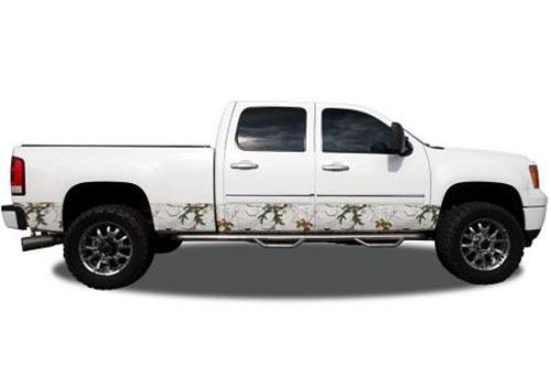 Xtra Snow Camo Pattern 12" Wide Rocker Panel Kit